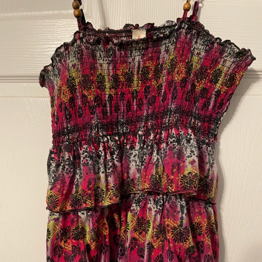 Spaghetti Strap Multicolor Top